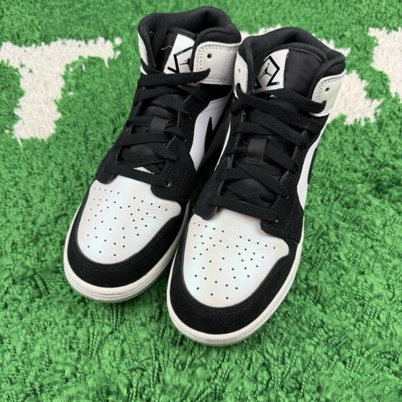 Air Jordan 1 Mid SE GS Diamond Size 5.5Y Women’s Size 7 DN4321-100 - Picture 2 of 12